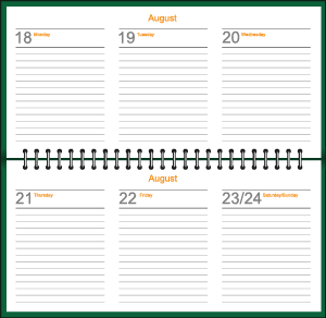 Diary for August