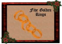 Day Five - Five Gold Rings