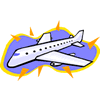 an aeroplane / a plane